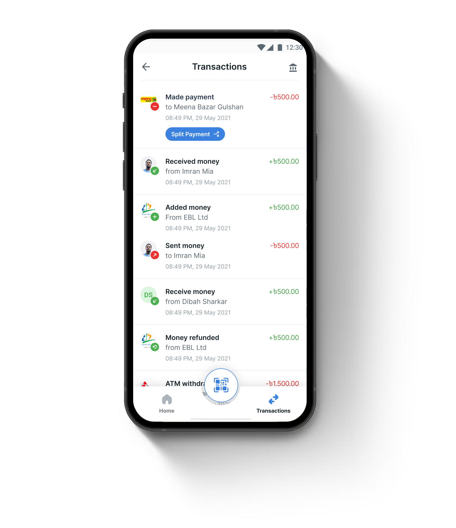 In-App Split Pay
